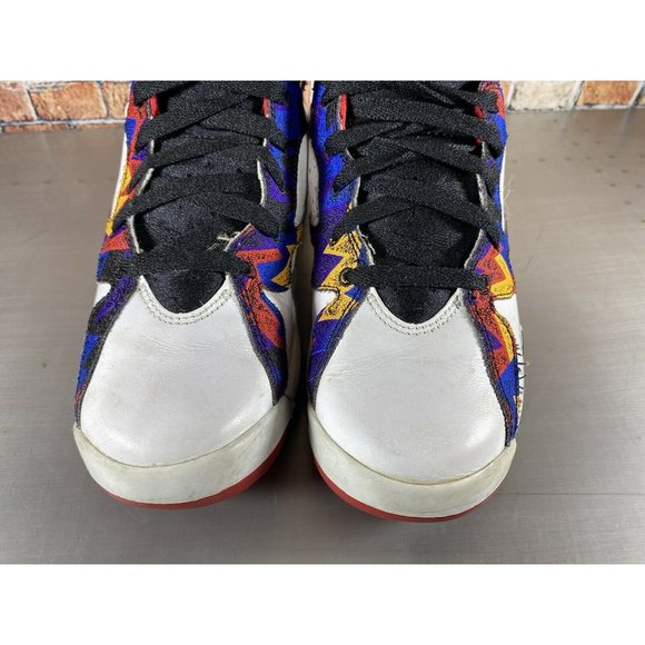 Nike Air Jordan Retro 7 Shoes Nothing But Net Ugly Sweater Size 5.5Y 304774-142 - Picture 3 of 10